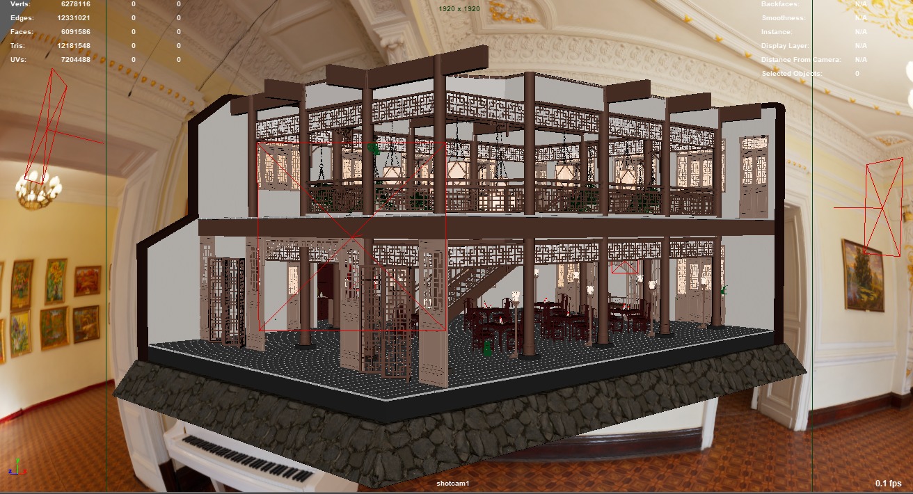 Chinese Style Inn 3D model_28