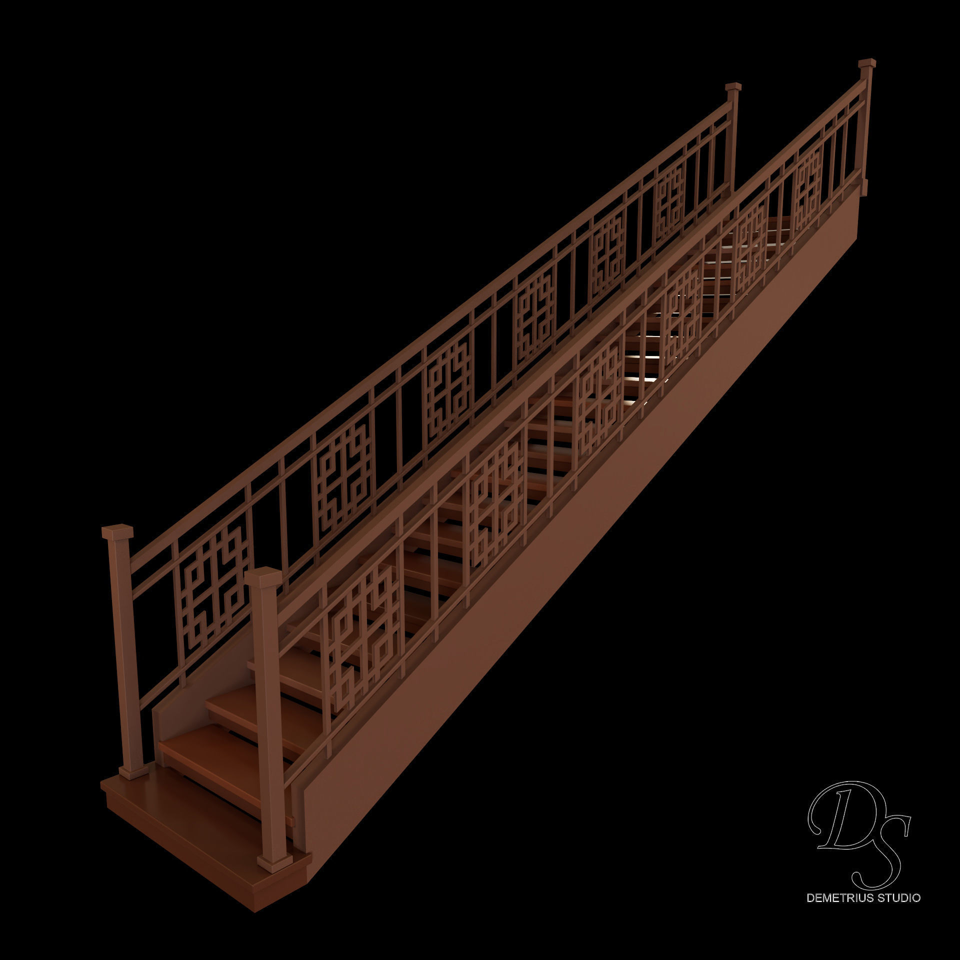 Chinese Style Inn 3D model_24