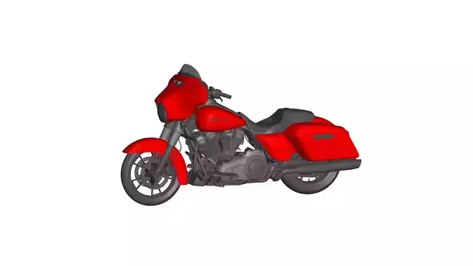 Harley Davidson  Street Glide 3D model