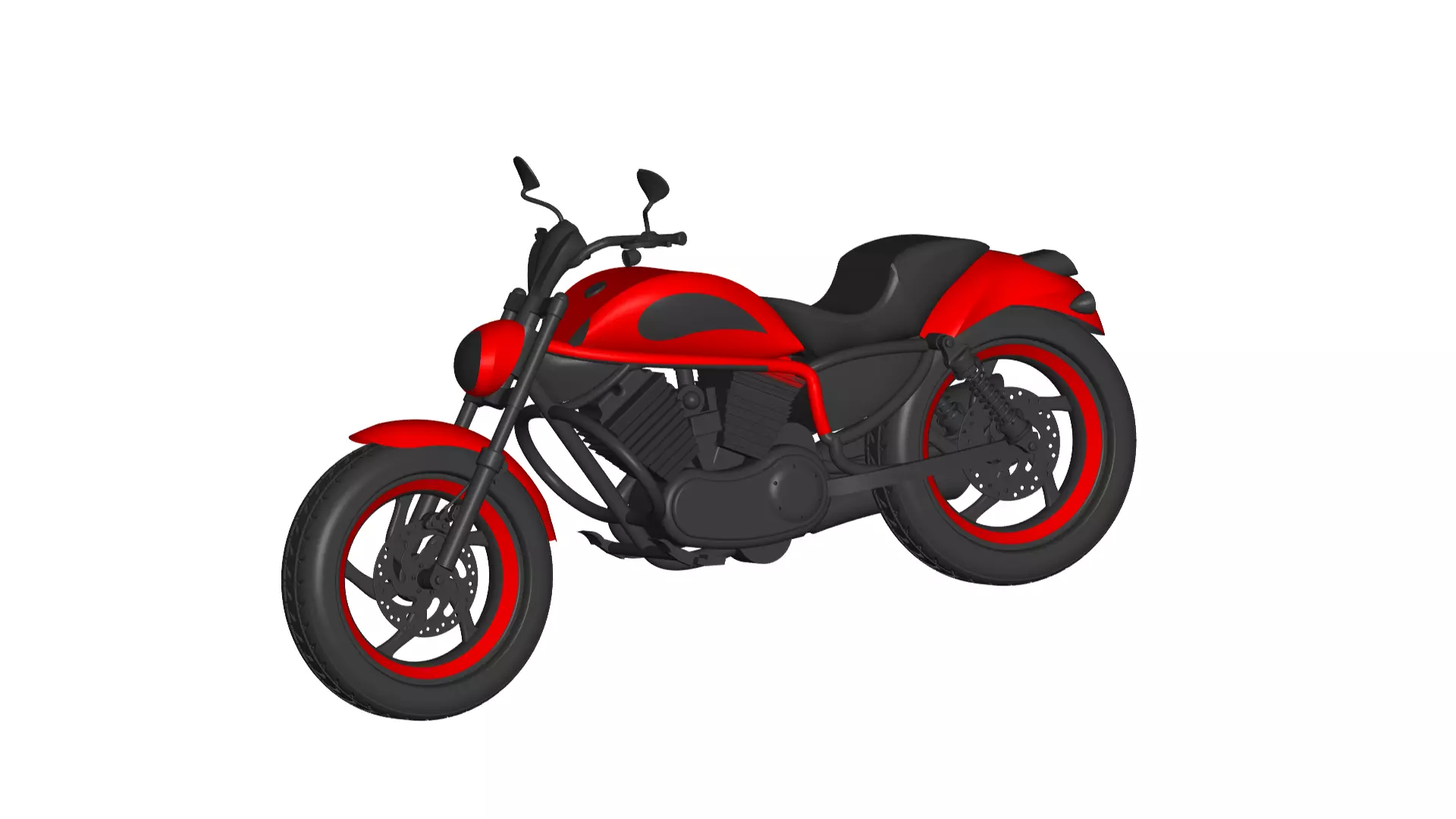 Harley Davidson 3D model_0