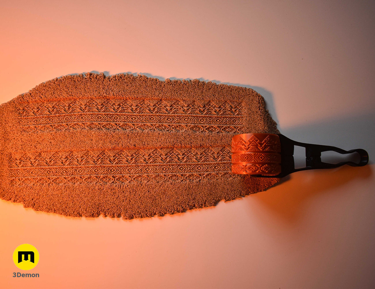 Texture Rollers Aztec middle 3D print model_9