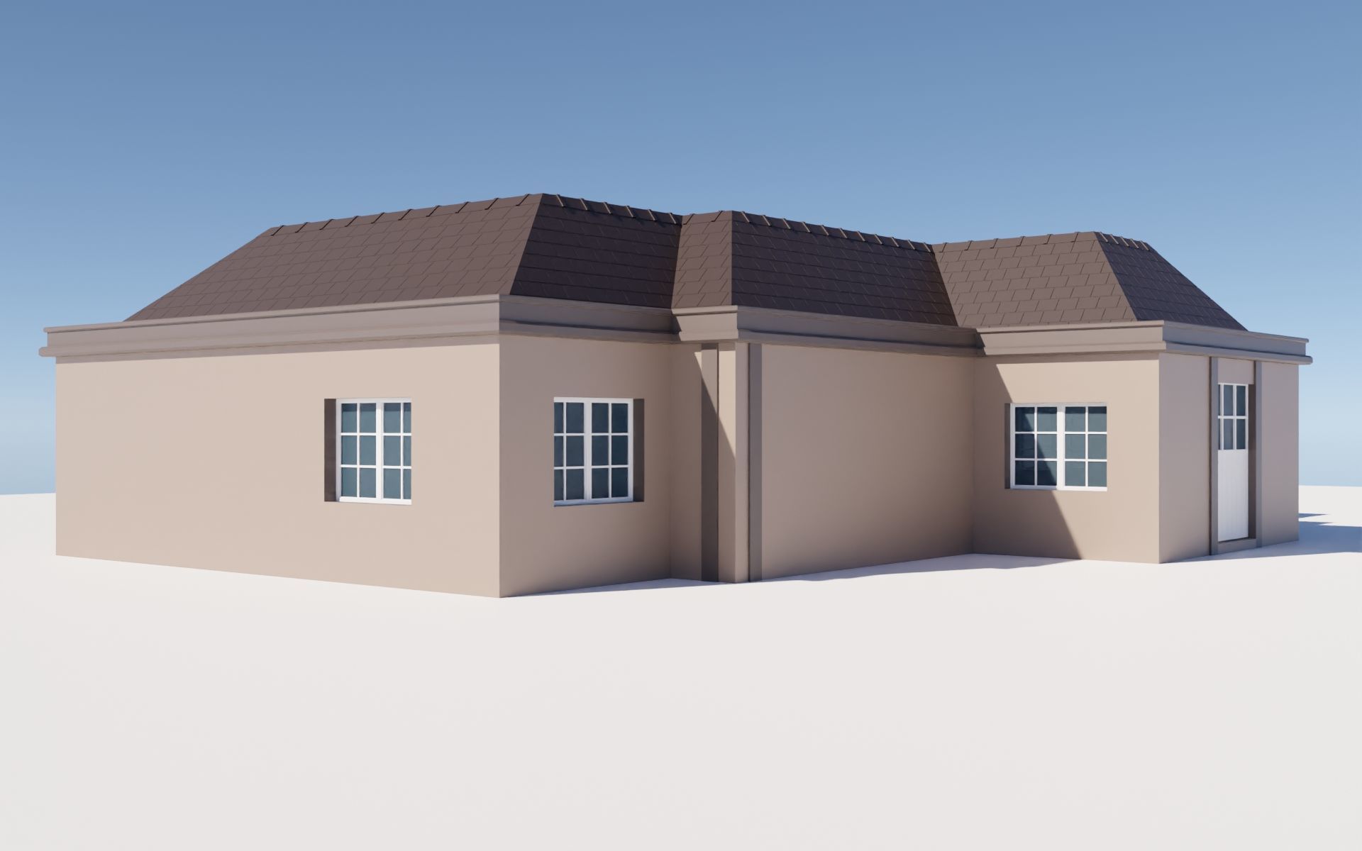House model 3 3D model_4