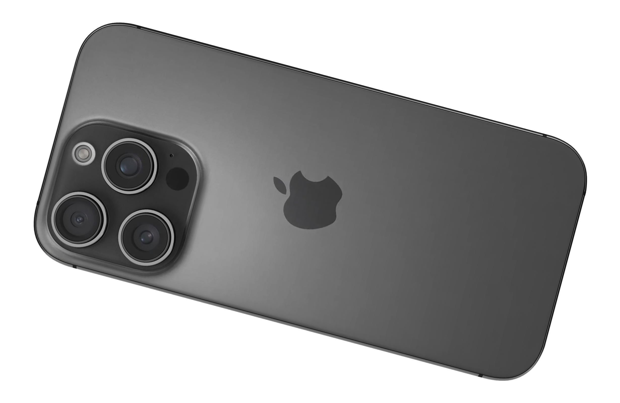 Apple iPhone 16 Pro Black Titanium 3D model_10