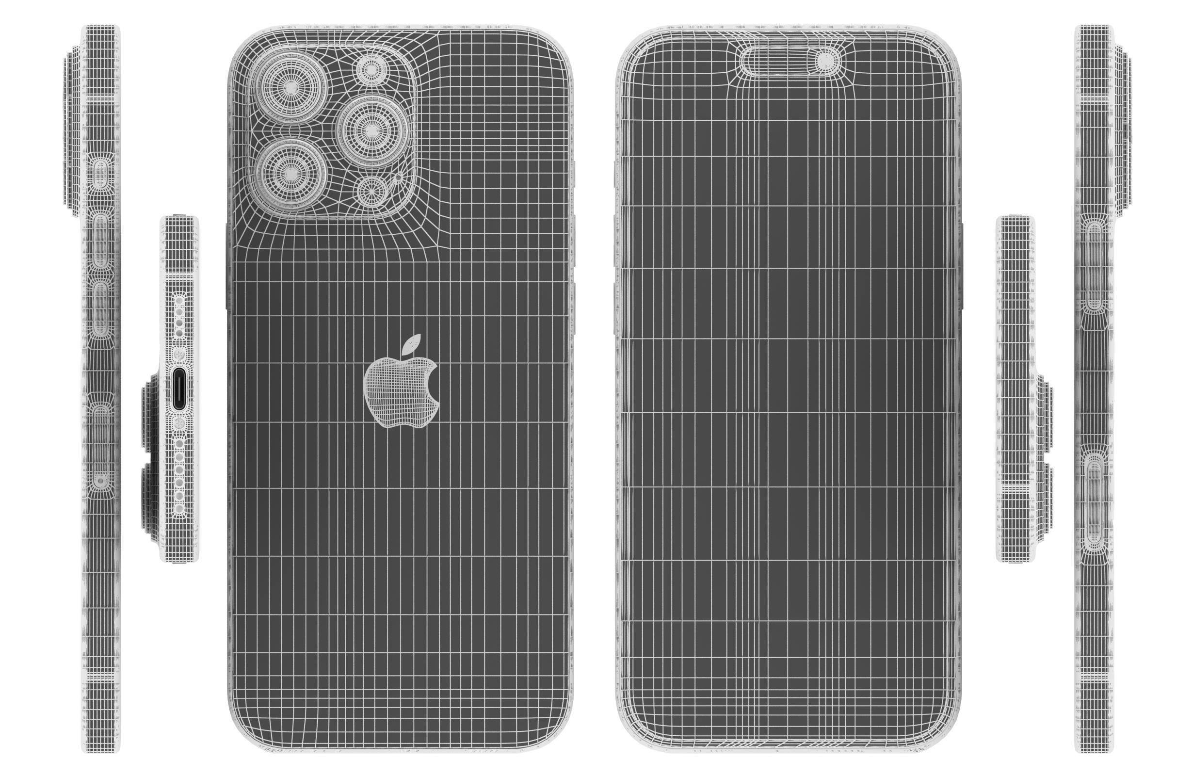 Apple iPhone 16 Pro Desert Titanium 3D model_16