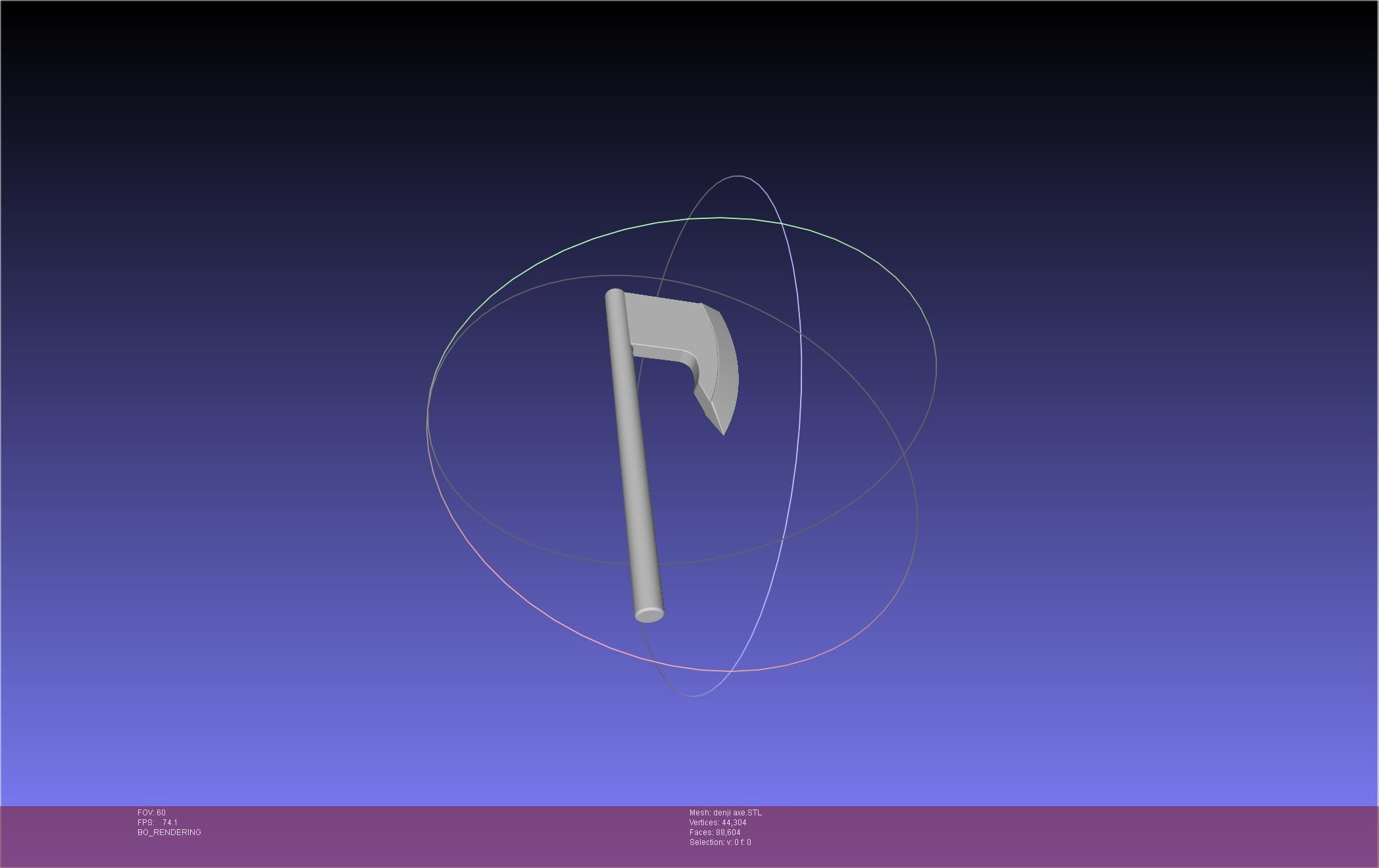 Chainsaw Man Denji Axe 3D print model_4