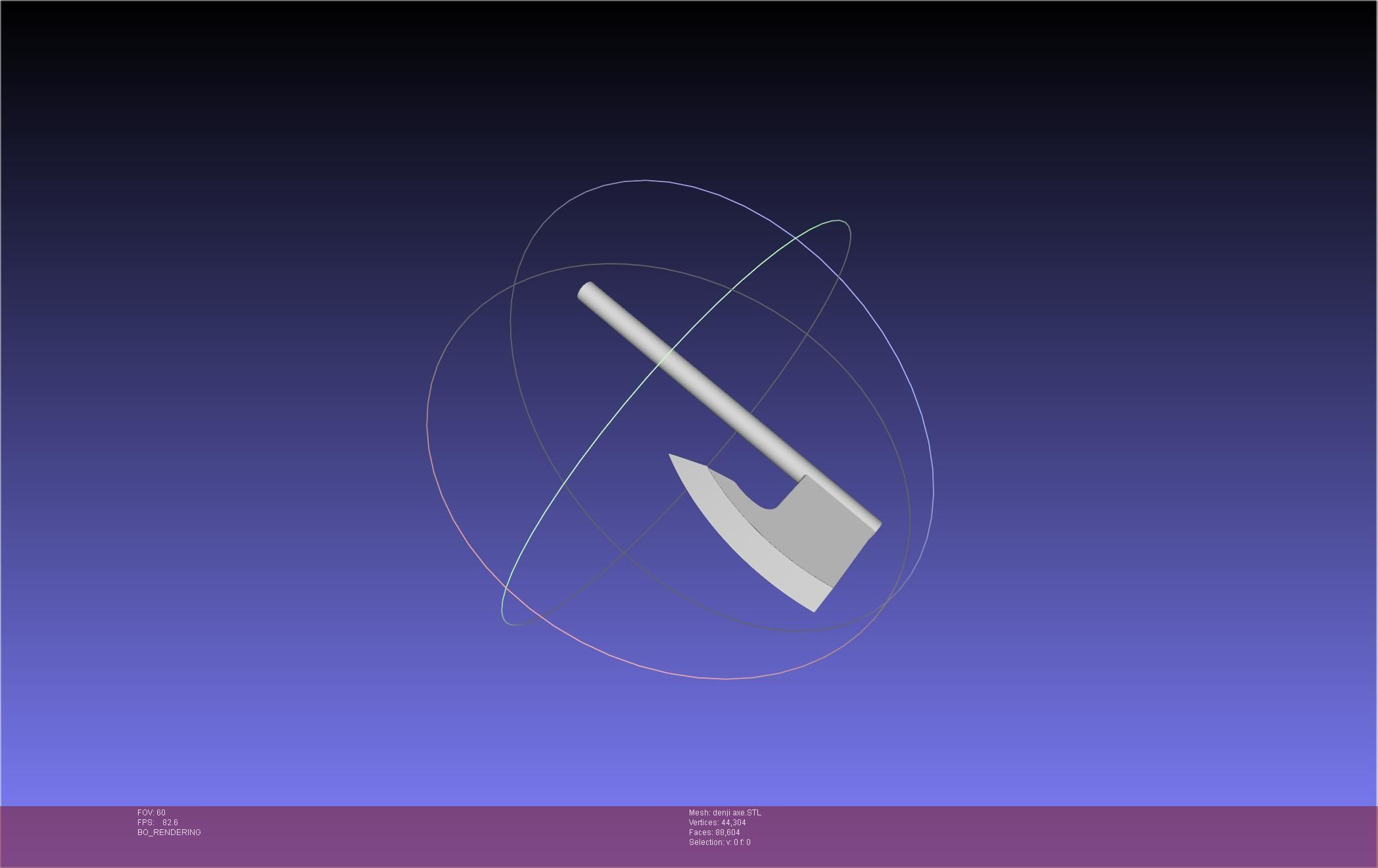 Chainsaw Man Denji Axe 3D print model_9