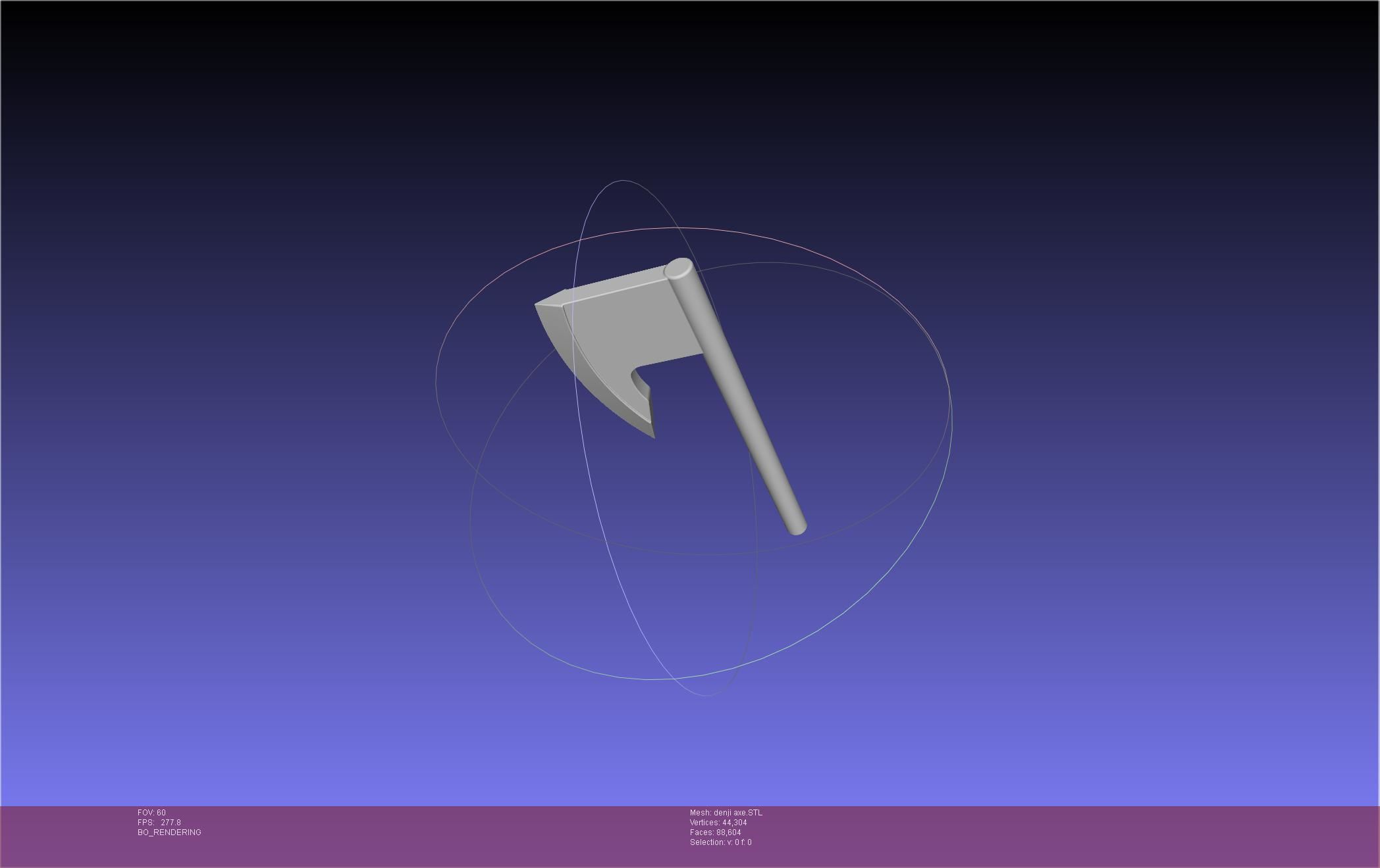 Chainsaw Man Denji Axe 3D print model_16