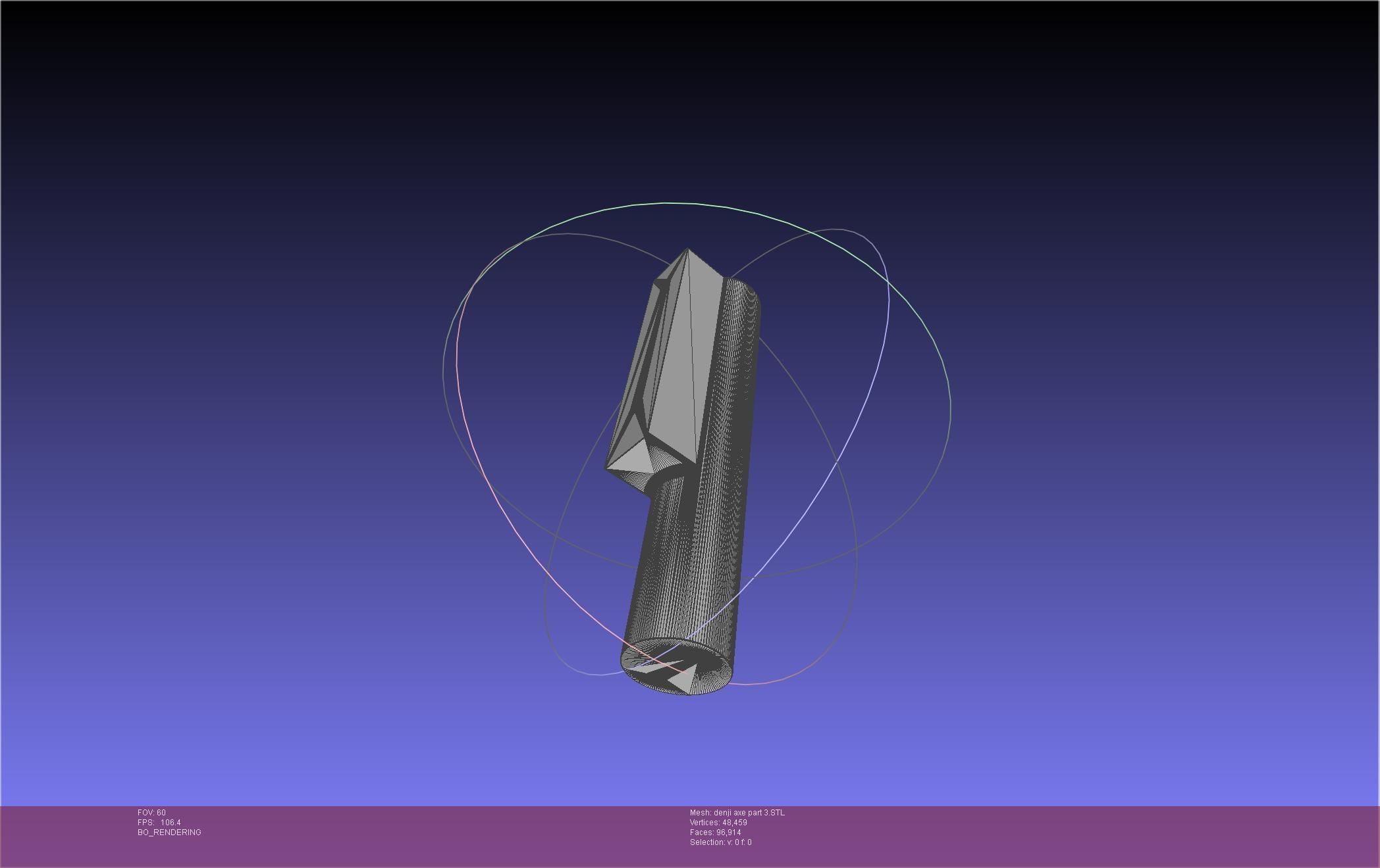 Chainsaw Man Denji Axe 3D print model_34