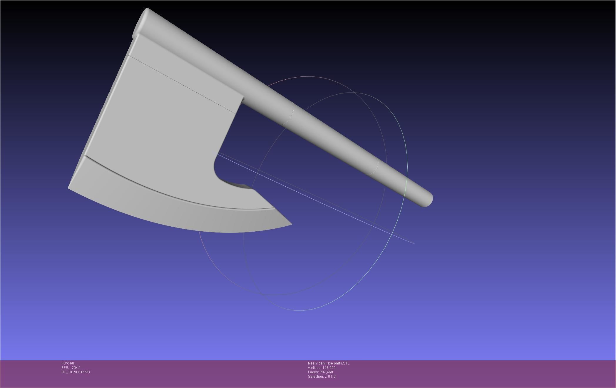 Chainsaw Man Denji Axe 3D print model_57