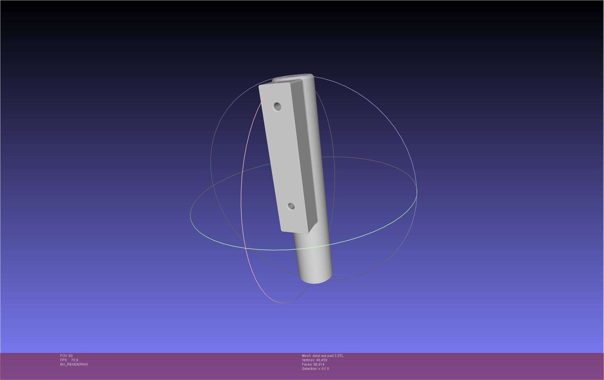 Chainsaw Man Denji Axe 3D print model_31