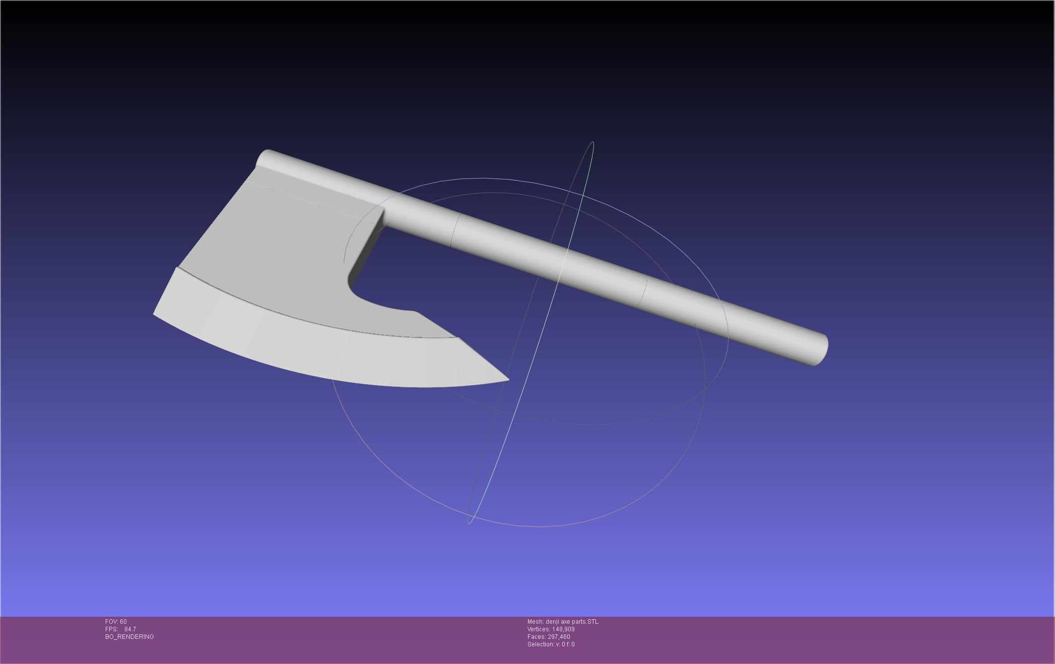 Chainsaw Man Denji Axe 3D print model_55
