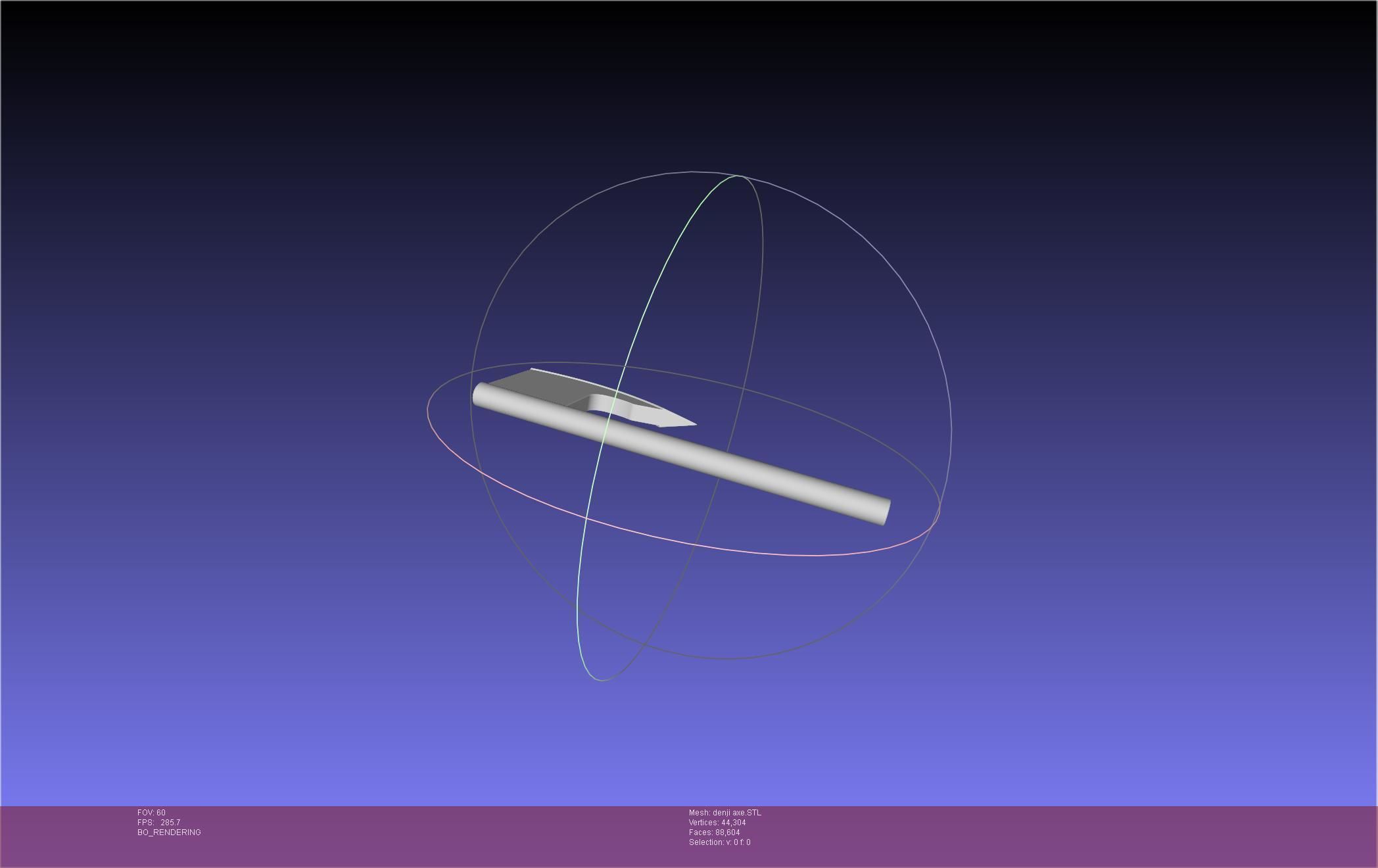 Chainsaw Man Denji Axe 3D print model_14