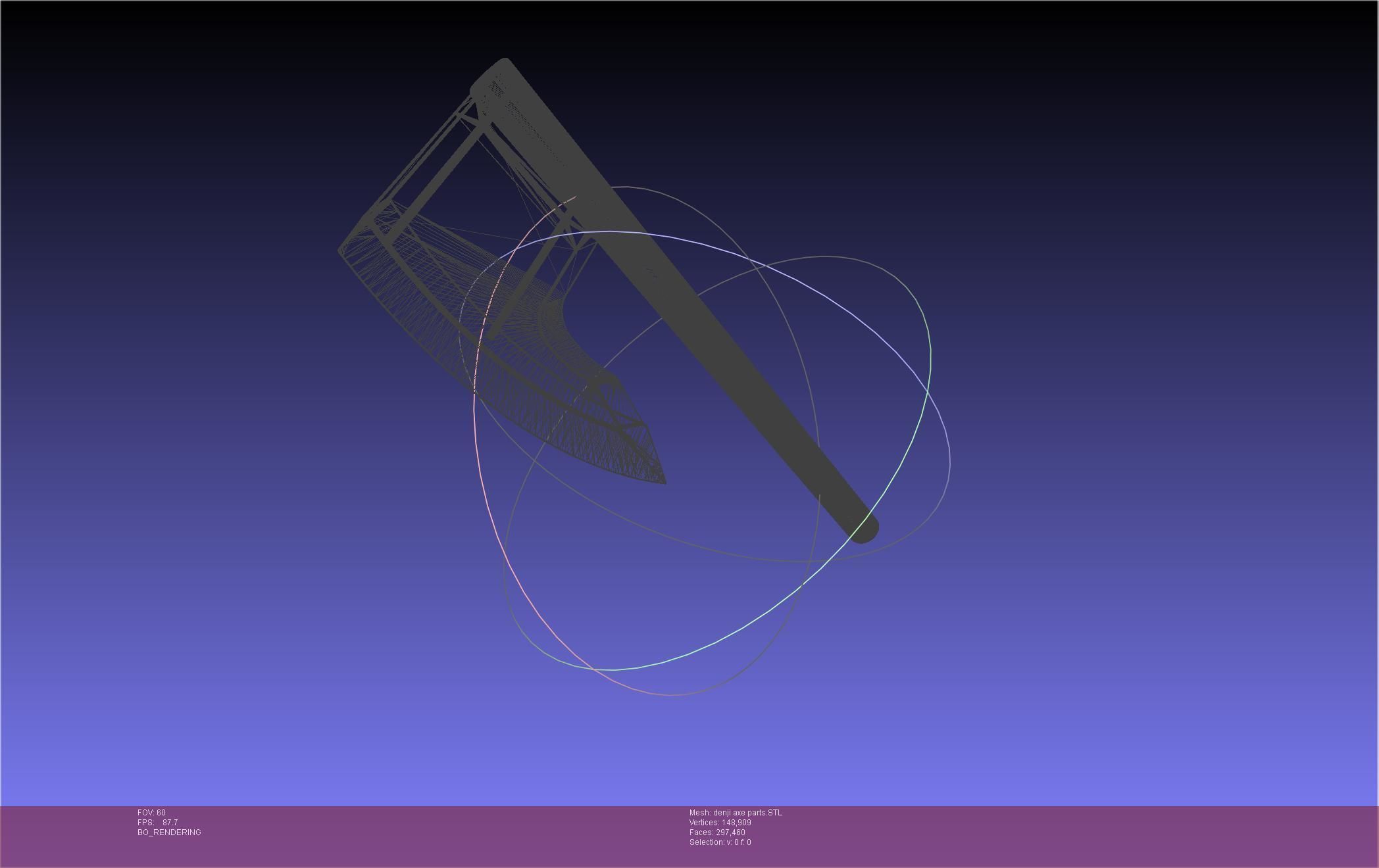 Chainsaw Man Denji Axe 3D print model_51
