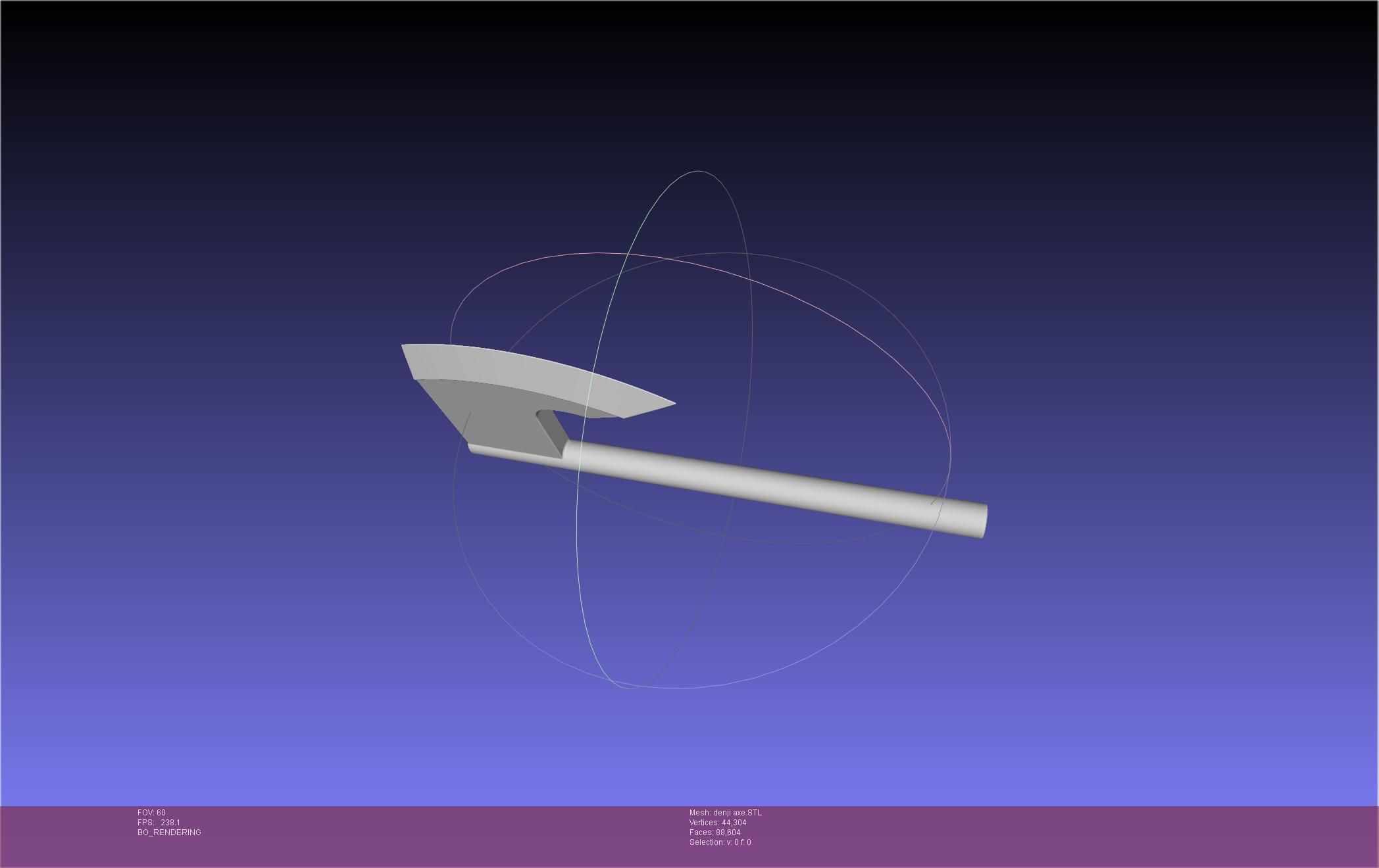 Chainsaw Man Denji Axe 3D print model_21