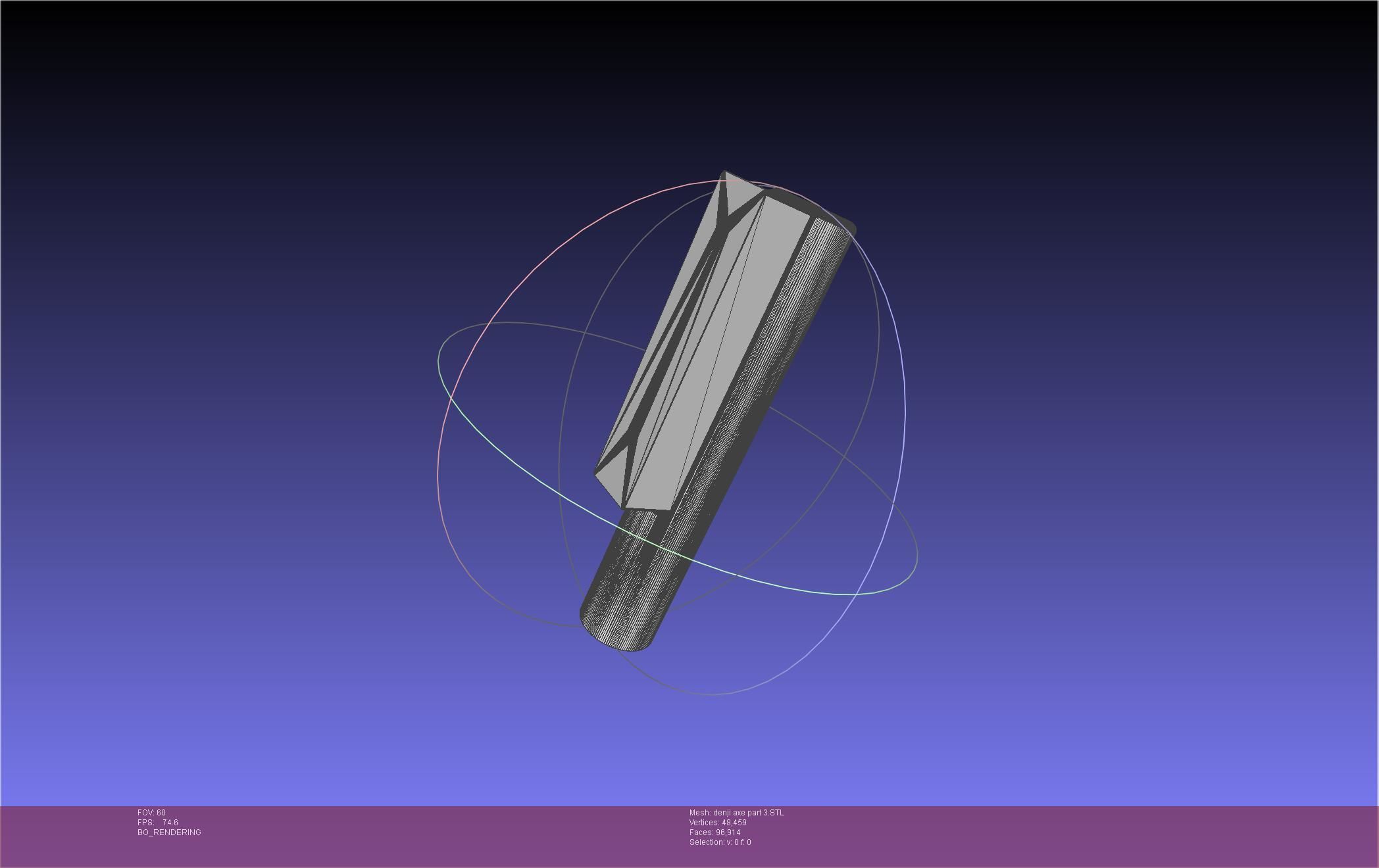 Chainsaw Man Denji Axe 3D print model_35
