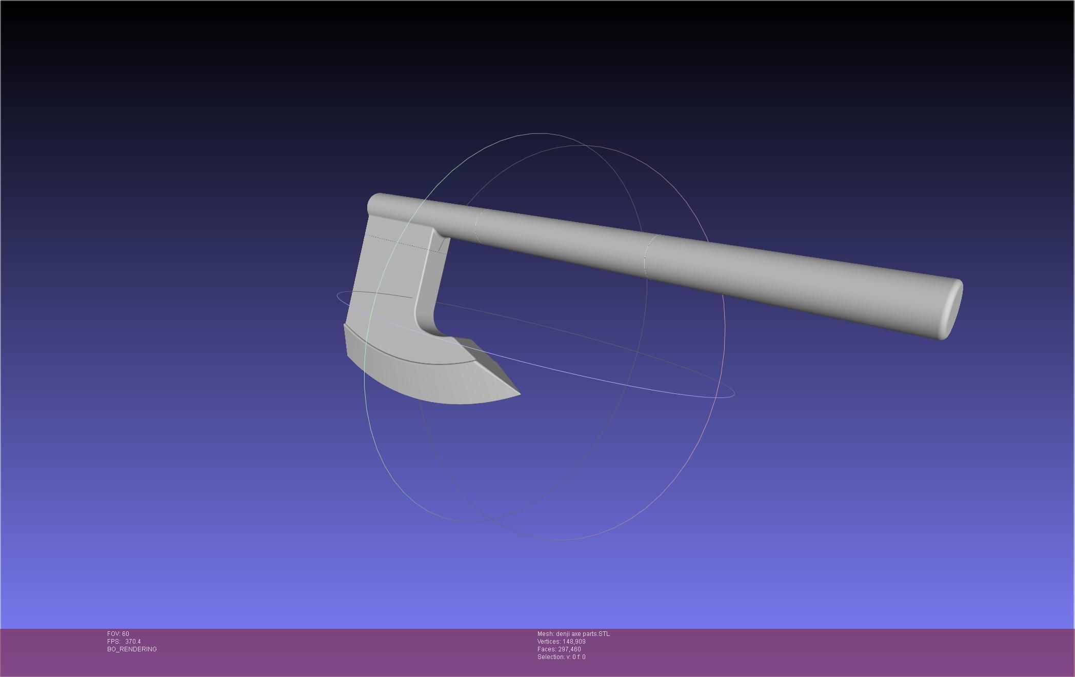 Chainsaw Man Denji Axe 3D print model_58