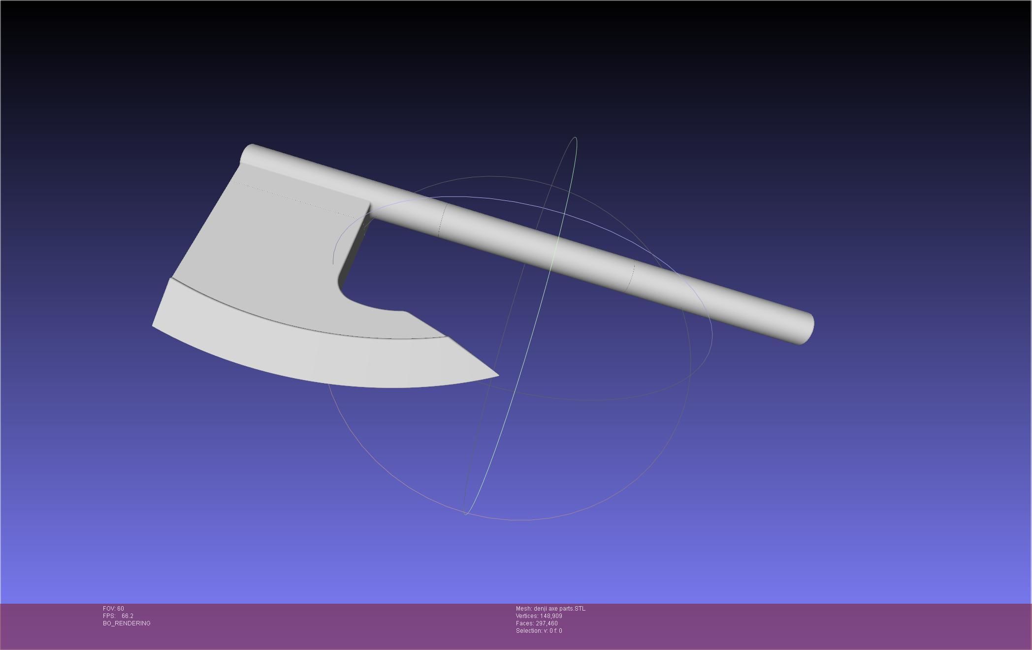 Chainsaw Man Denji Axe 3D print model_54