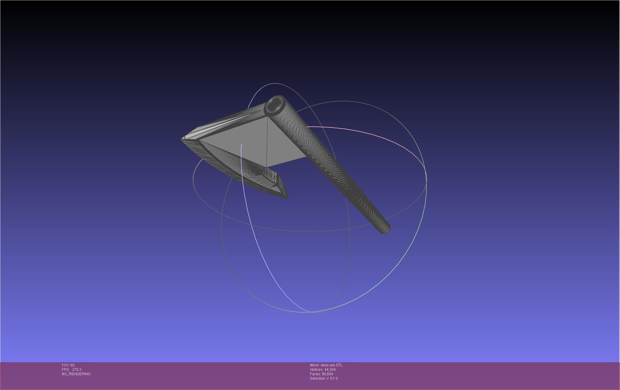 Chainsaw Man Denji Axe 3D print model_18