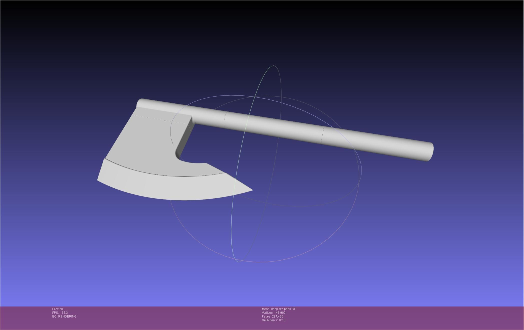 Chainsaw Man Denji Axe 3D print model_56