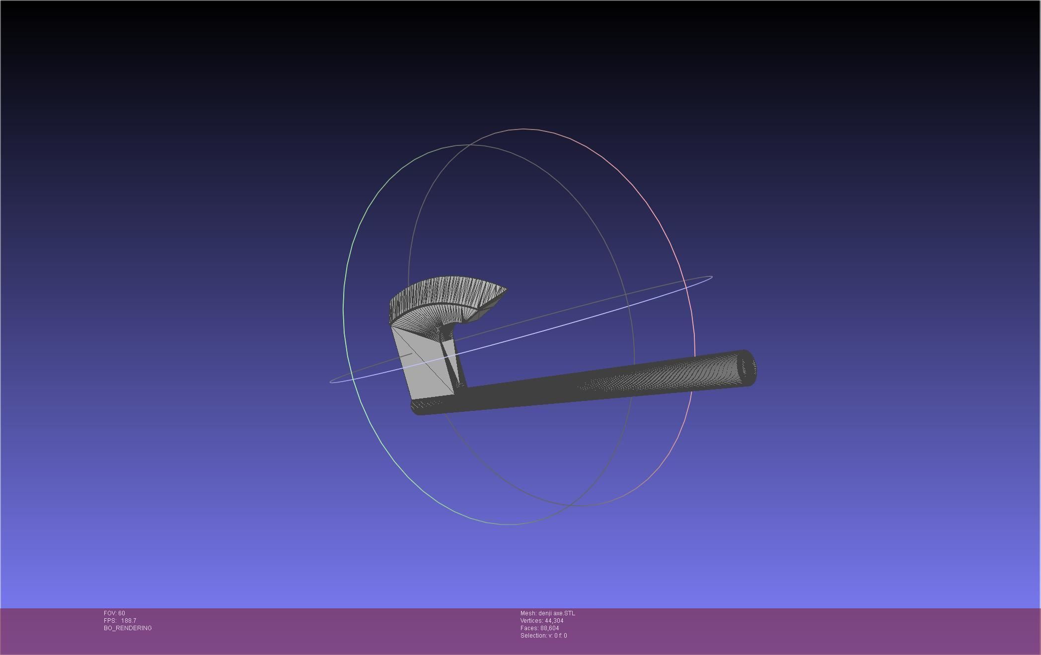 Chainsaw Man Denji Axe 3D print model_20