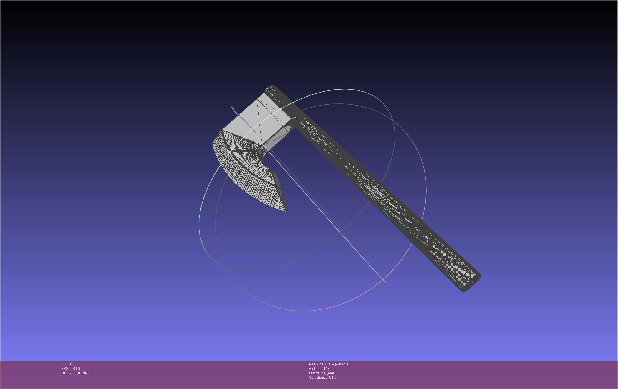 Chainsaw Man Denji Axe 3D print model_48