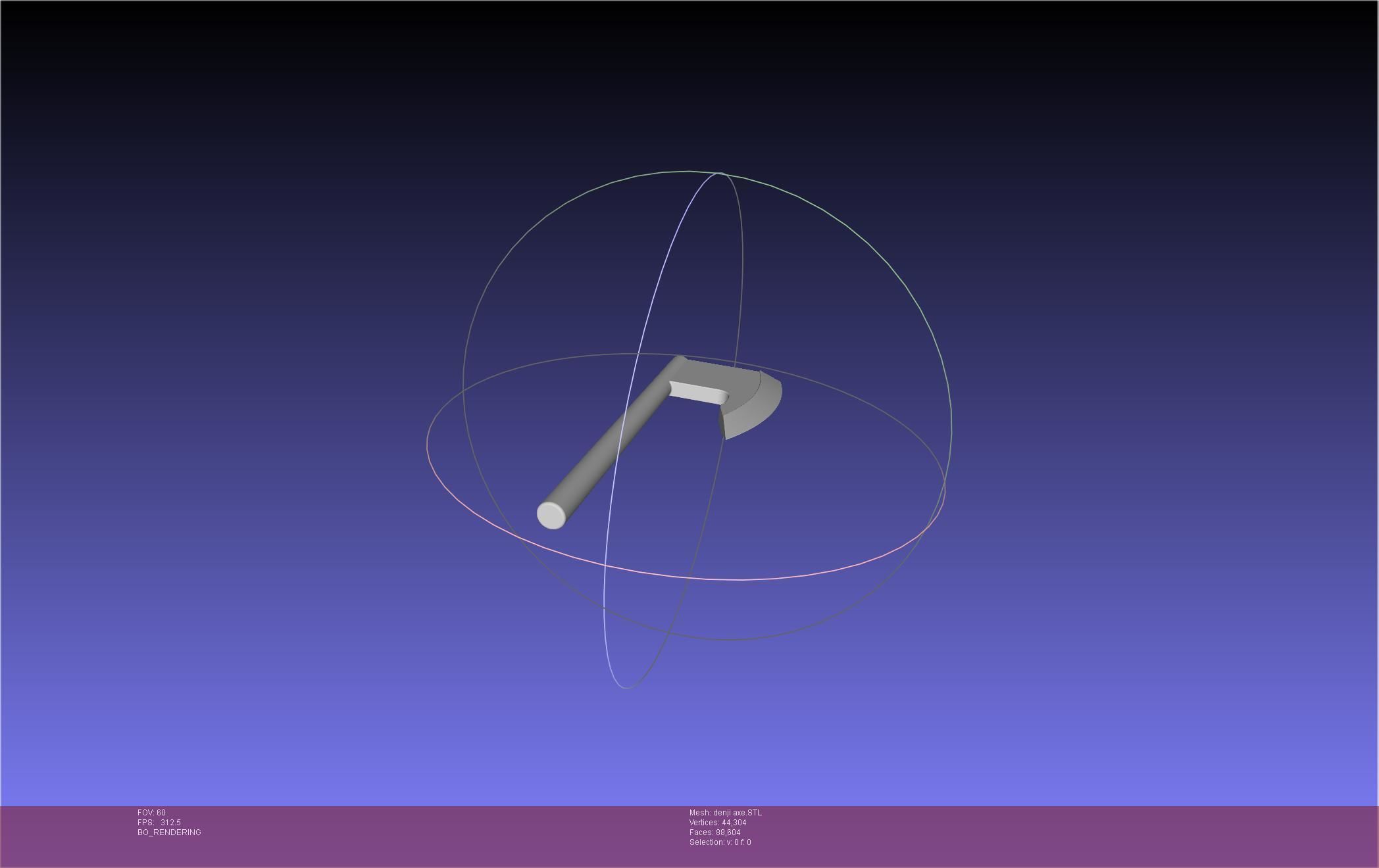 Chainsaw Man Denji Axe 3D print model_13