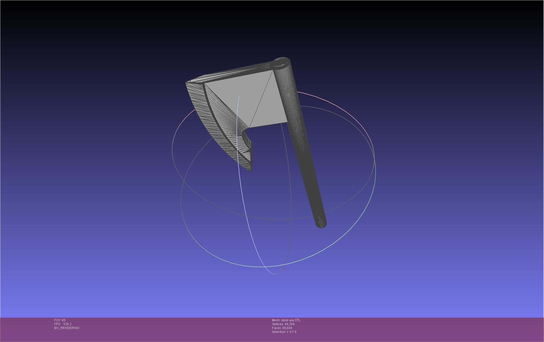 Chainsaw Man Denji Axe 3D print model_17