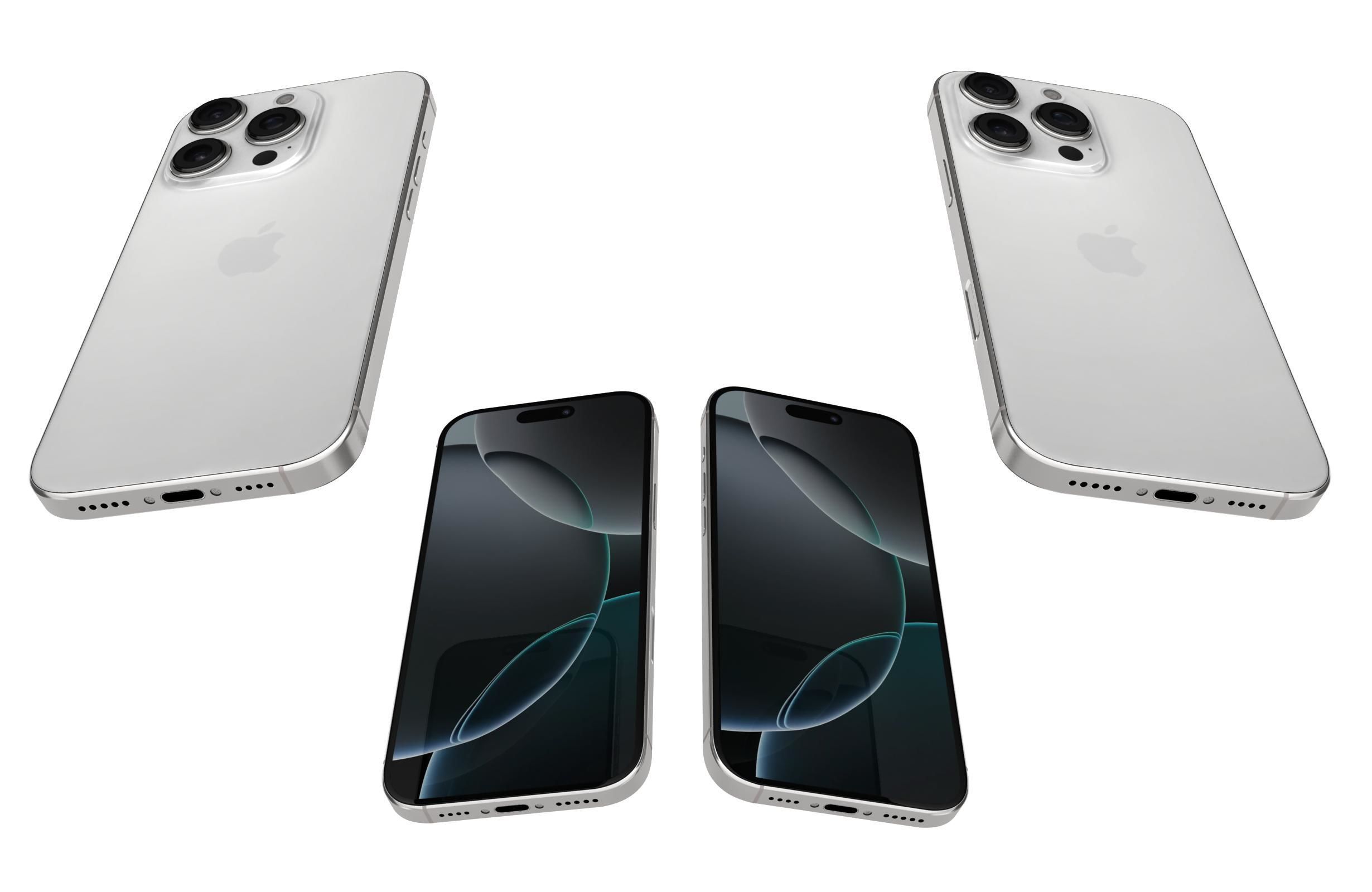 Apple iPhone 16 Pro All Colors 3D model_34