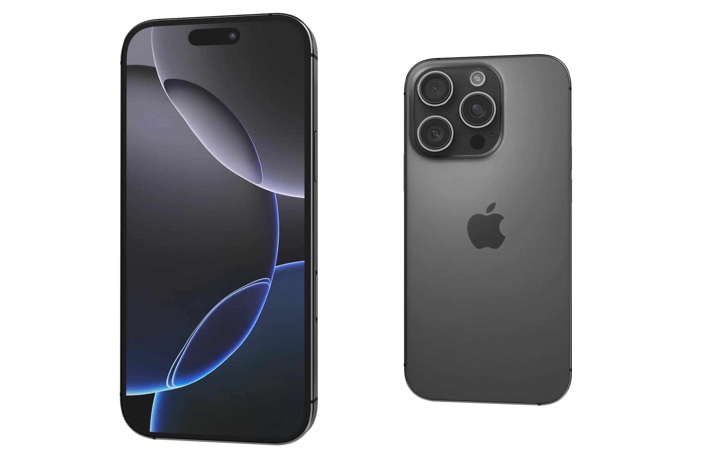 Apple iPhone 16 Pro All Colors 3D model_16