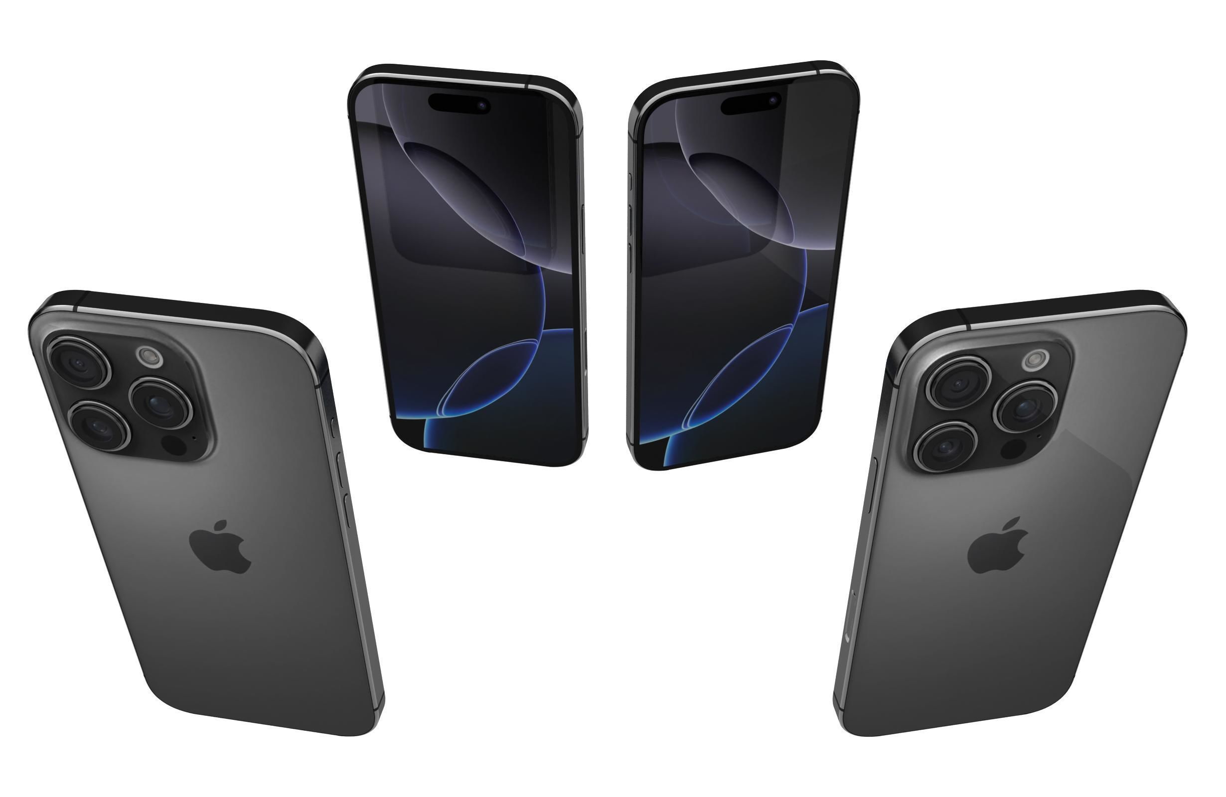 Apple iPhone 16 Pro All Colors 3D model_15