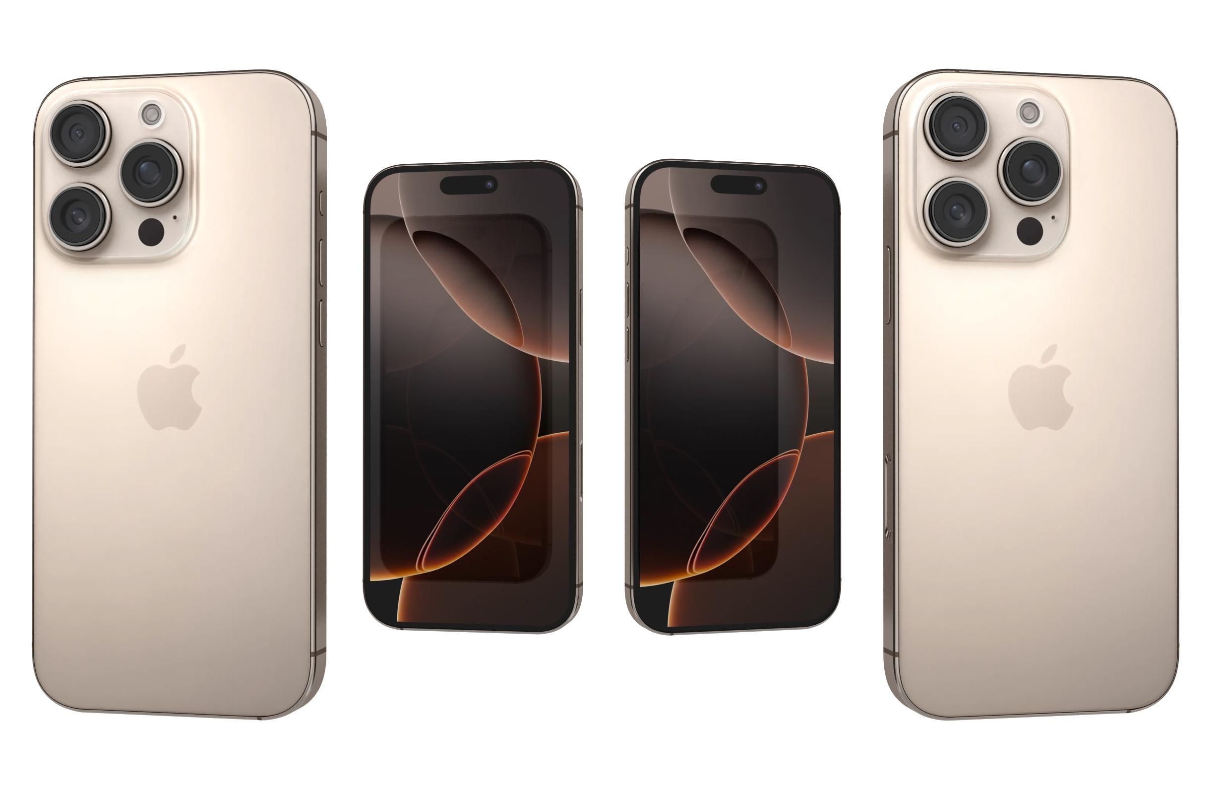 Apple iPhone 16 Pro All Colors 3D model_23