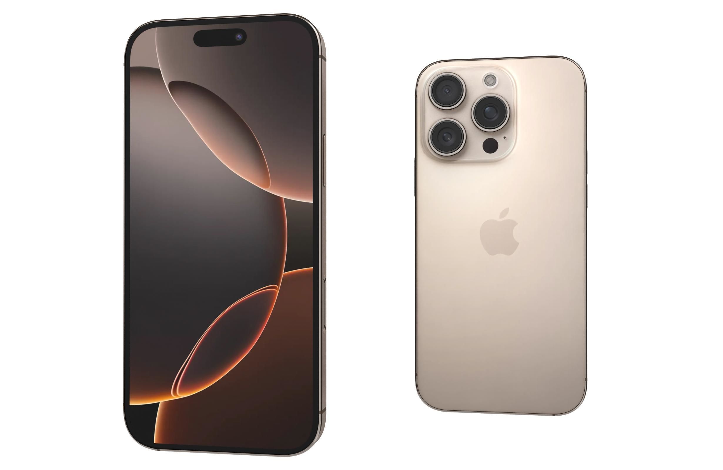 Apple iPhone 16 Pro All Colors 3D model_26