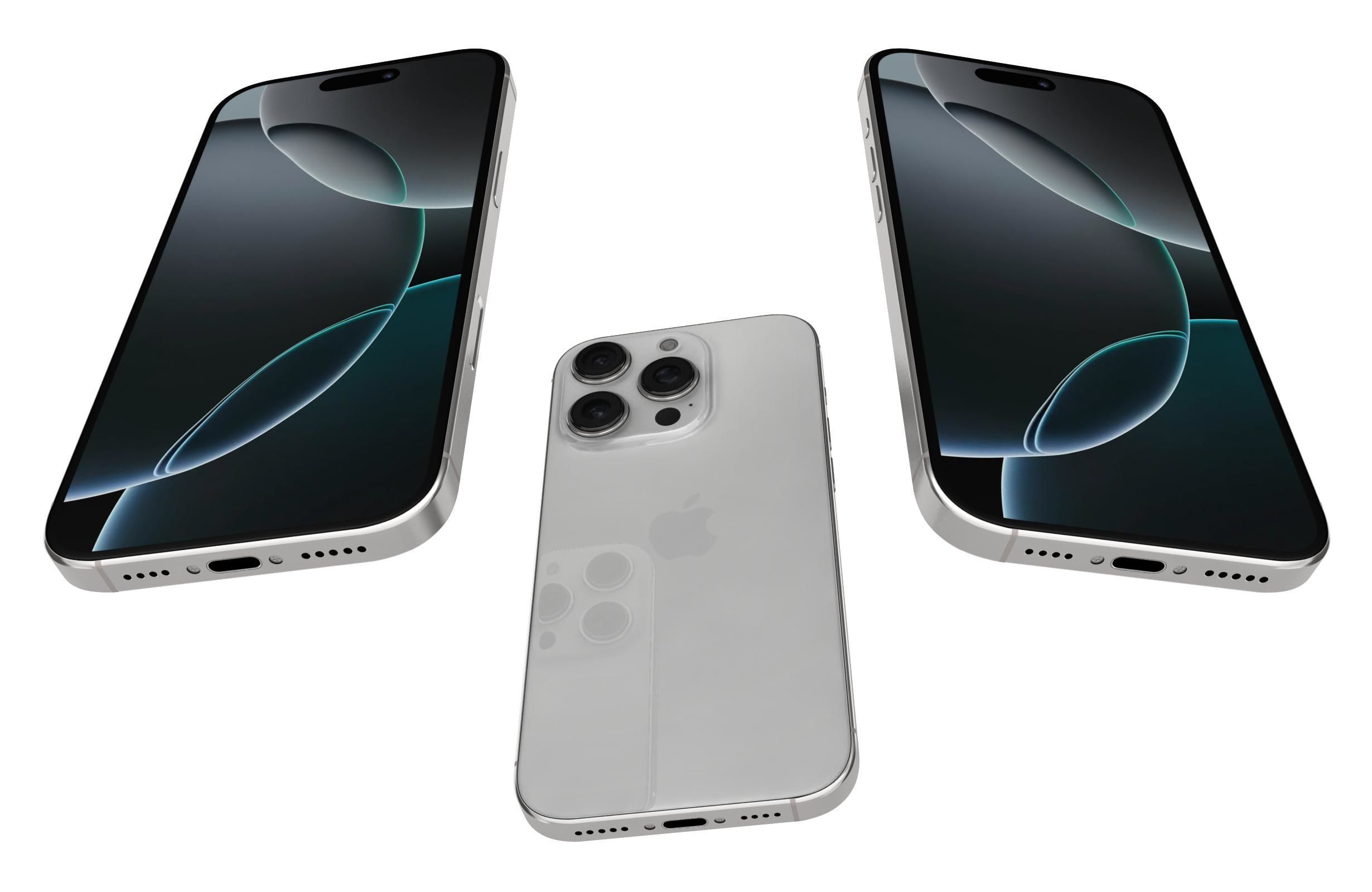 Apple iPhone 16 Pro All Colors 3D model_32