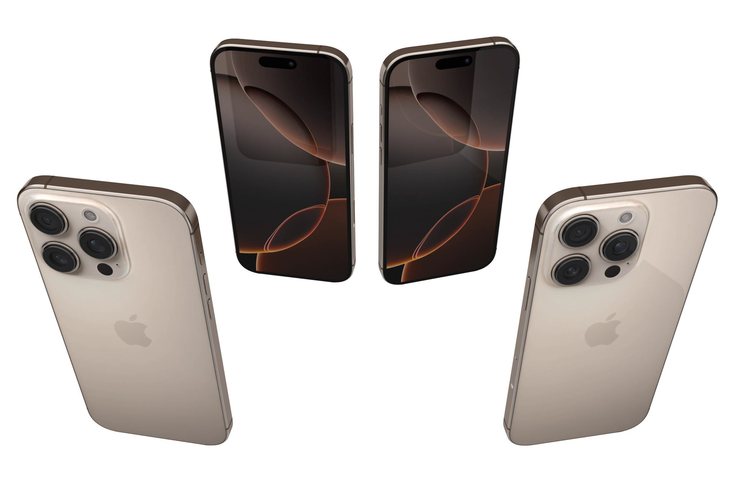 Apple iPhone 16 Pro All Colors 3D model_25