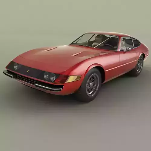 Ferrari 365 GTB-4 Daytona Plexiglass 3D model