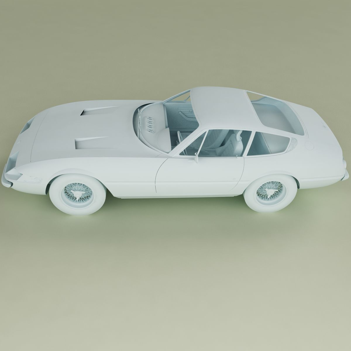 Ferrari 365 GTB-4 Daytona Plexiglass 3D model_11