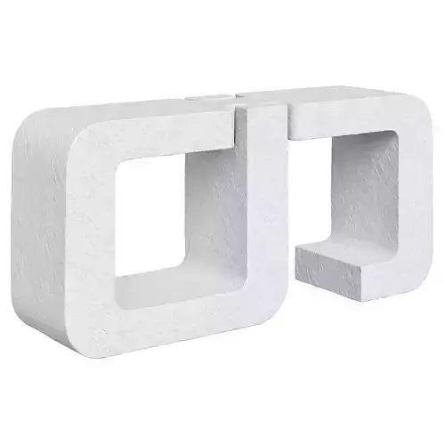 Plaster console by Studio Glustin