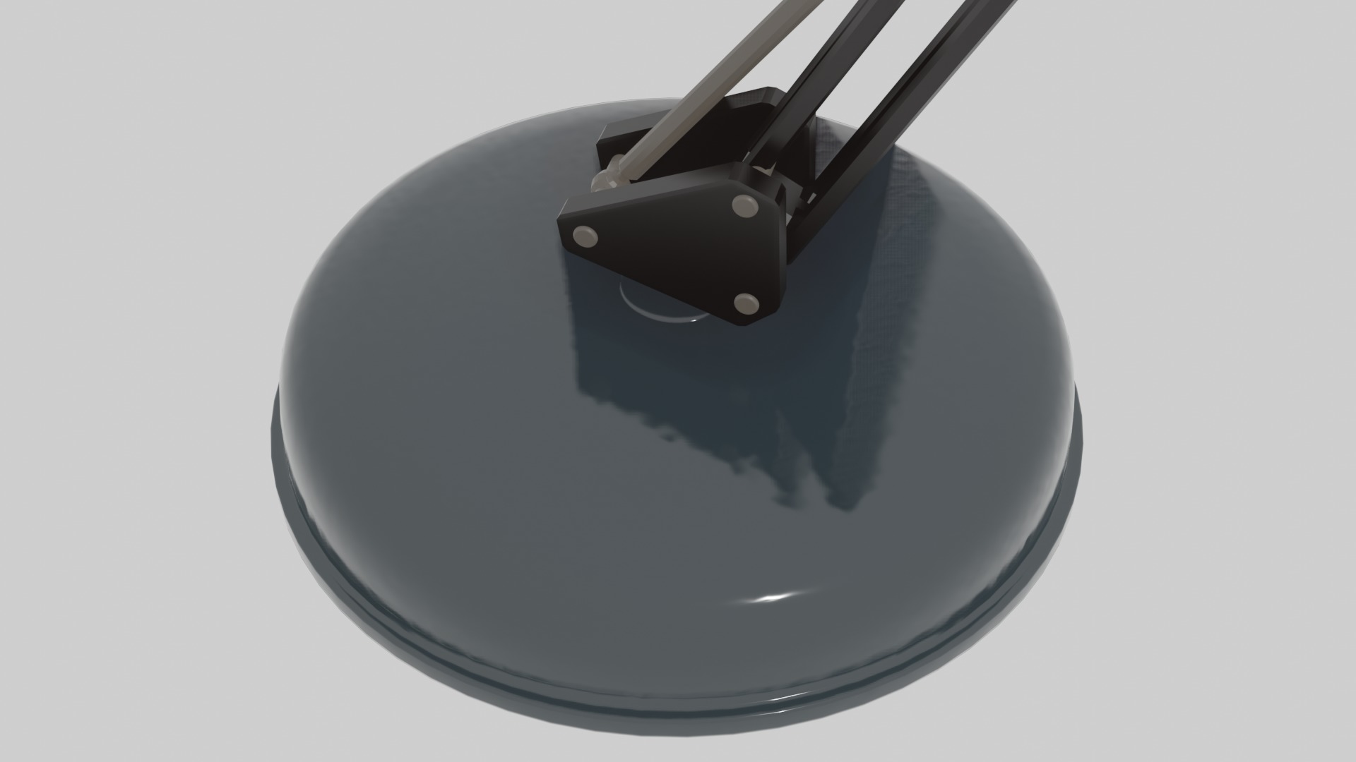 Adjustable goose neck architect table lamp 3D model_4