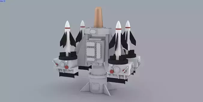 GWS24 Sea Cat PM 3D print model