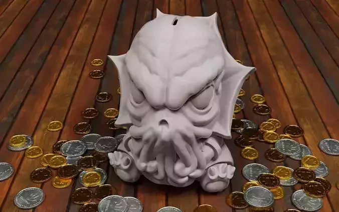 Mind Lord money box 3D print model