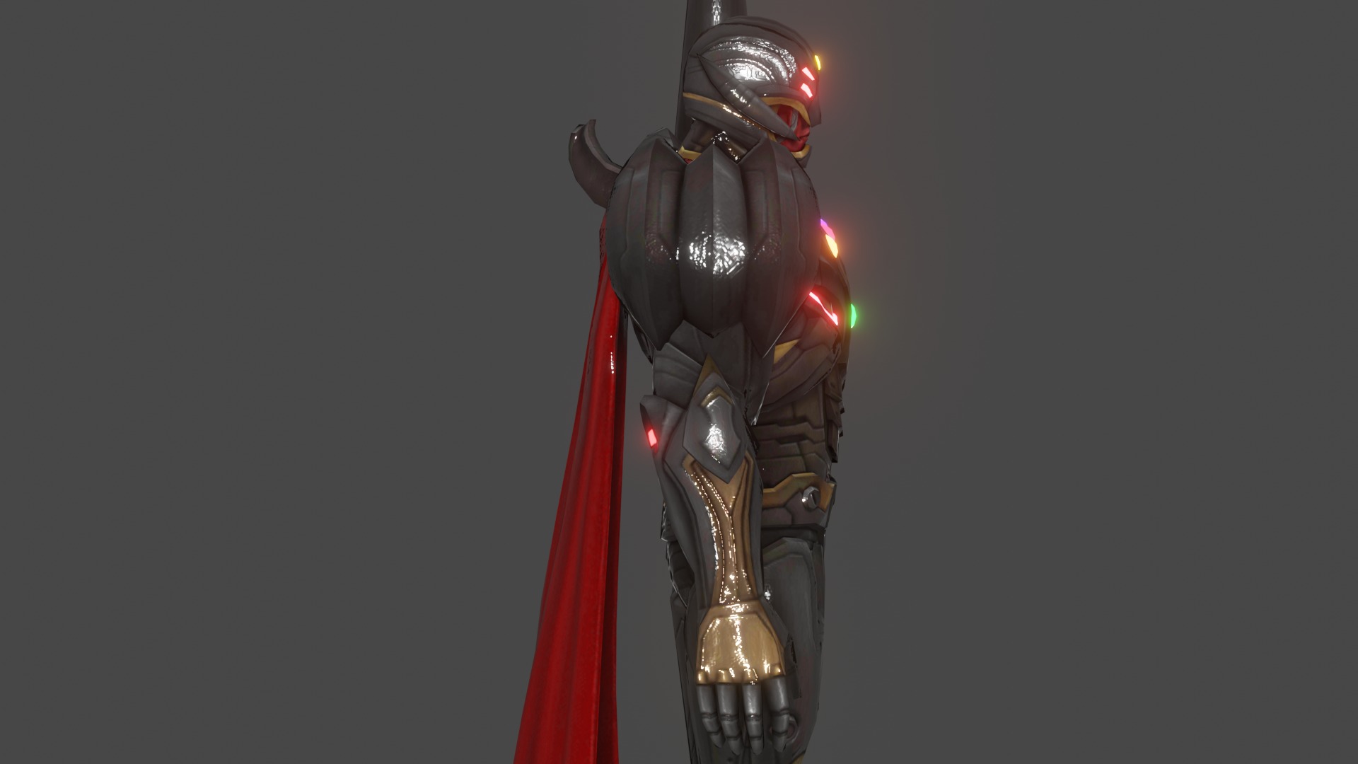 Ultron What If Low-poly 3D model_3