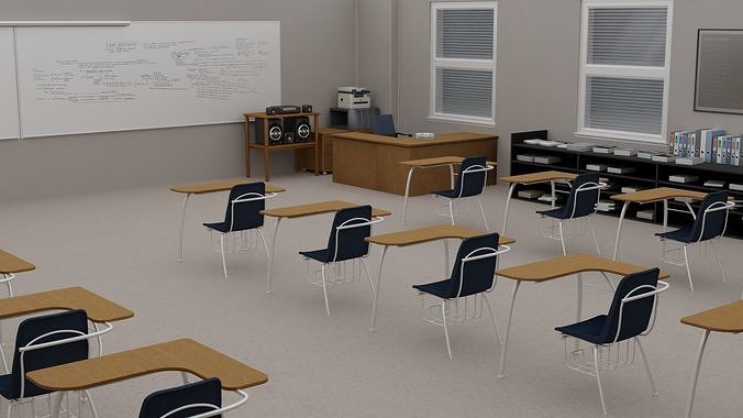 Classroom  3D model