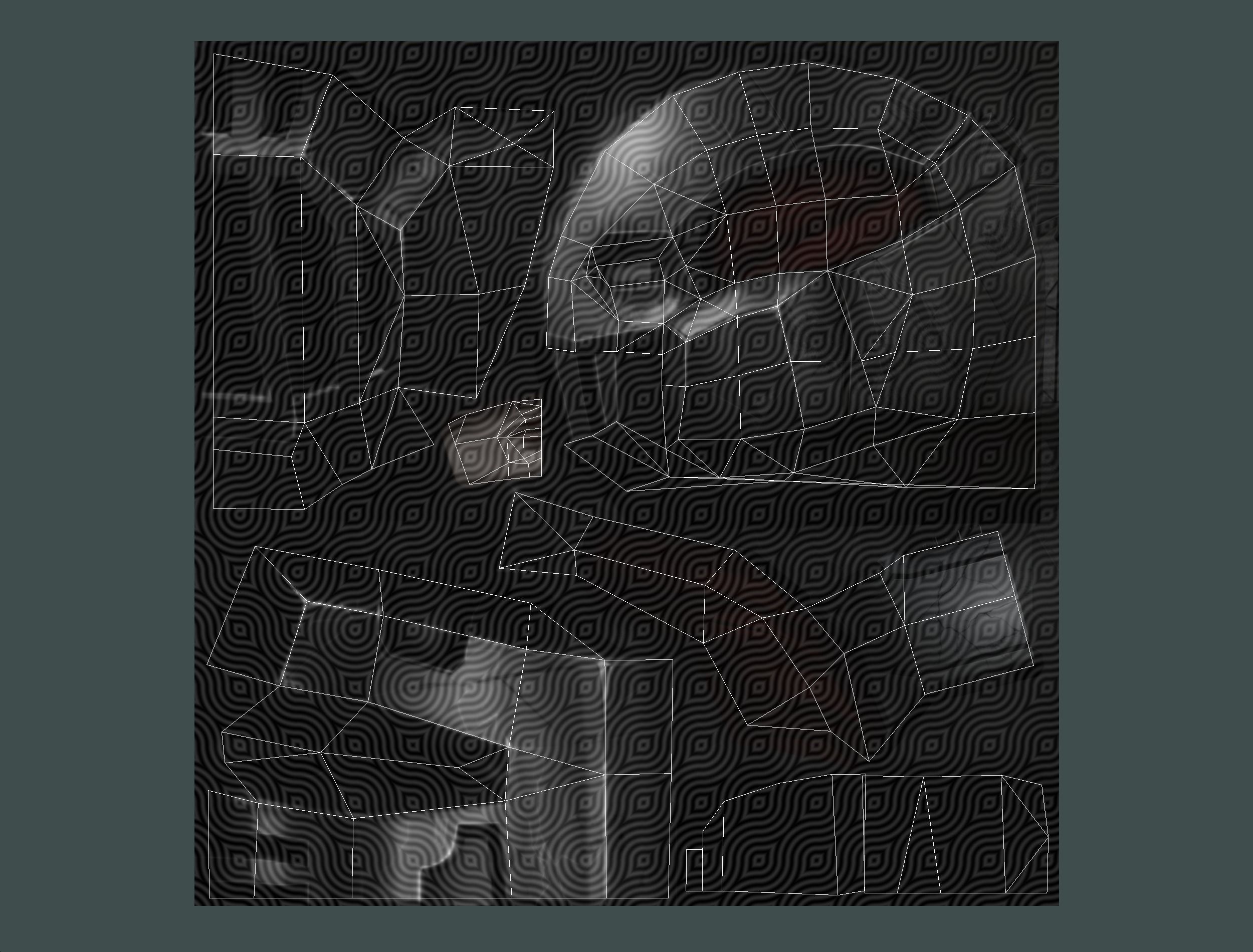 Cartoon Sci-Fi Cyborg Drone Heavy Machine Gunner Low-poly 3D model_87