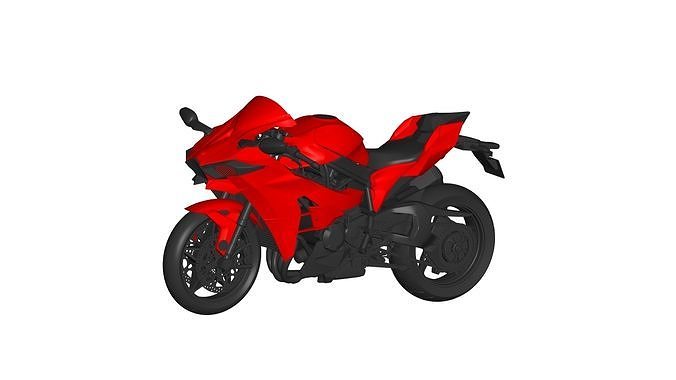 kawasaki ninja 3D model