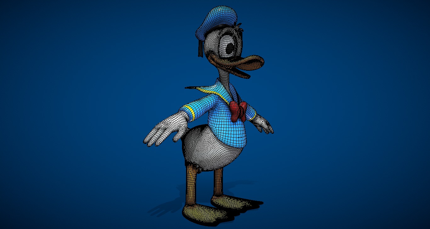 Donald Duck 3D model_11