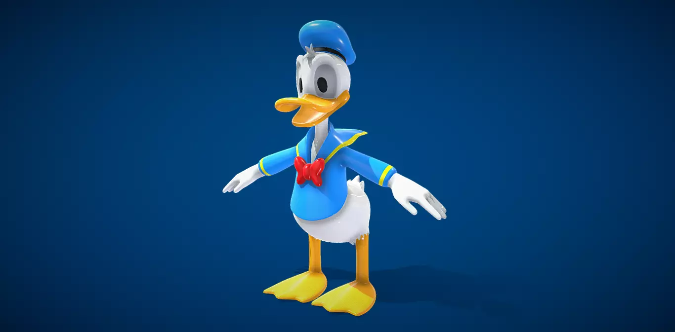 Donald Duck 3D model_0