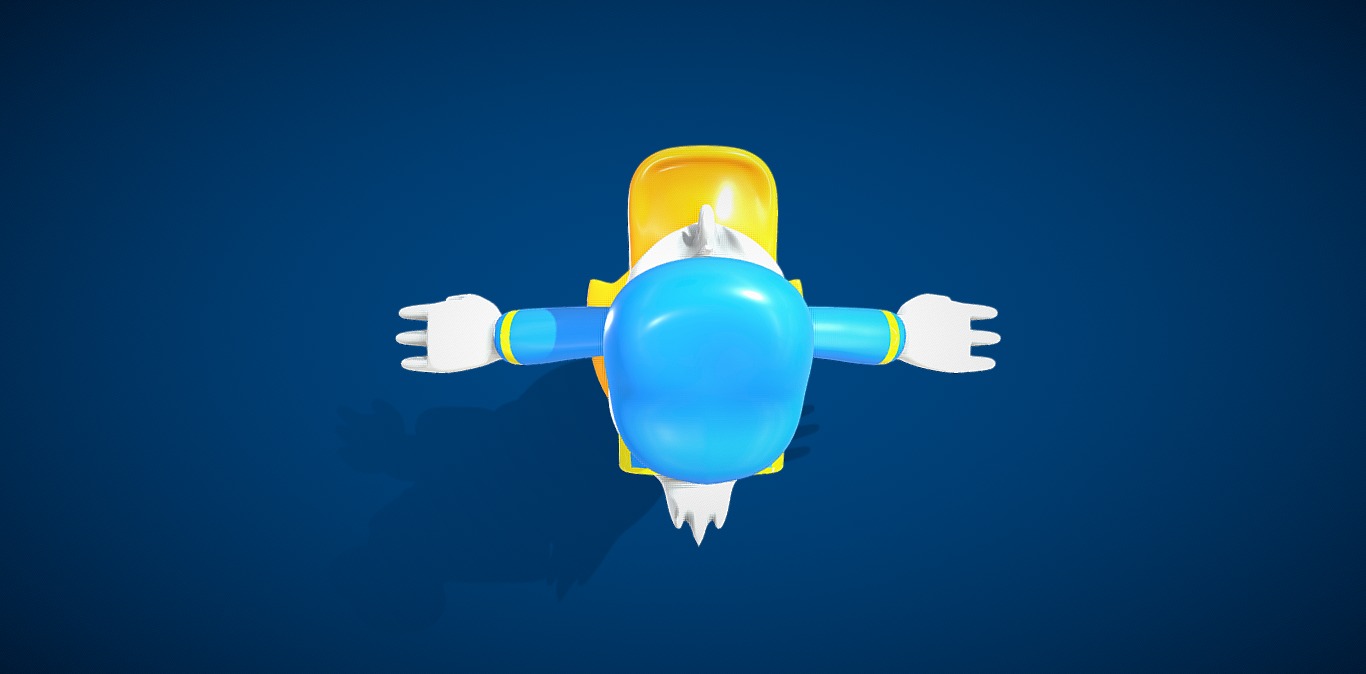 Donald Duck 3D model_4