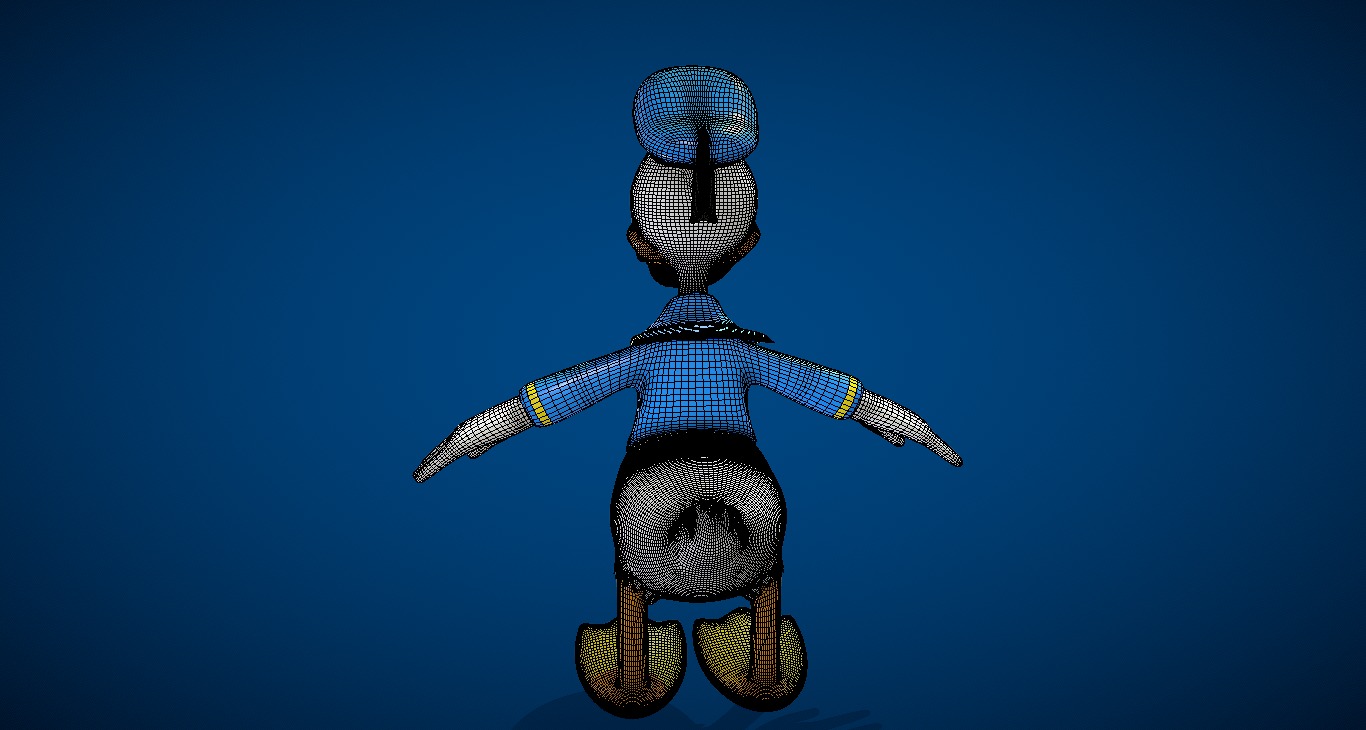 Donald Duck 3D model_10