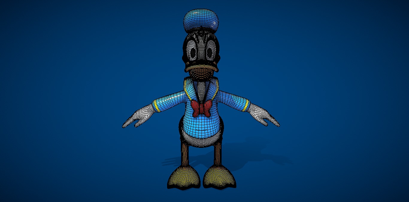Donald Duck 3D model_9