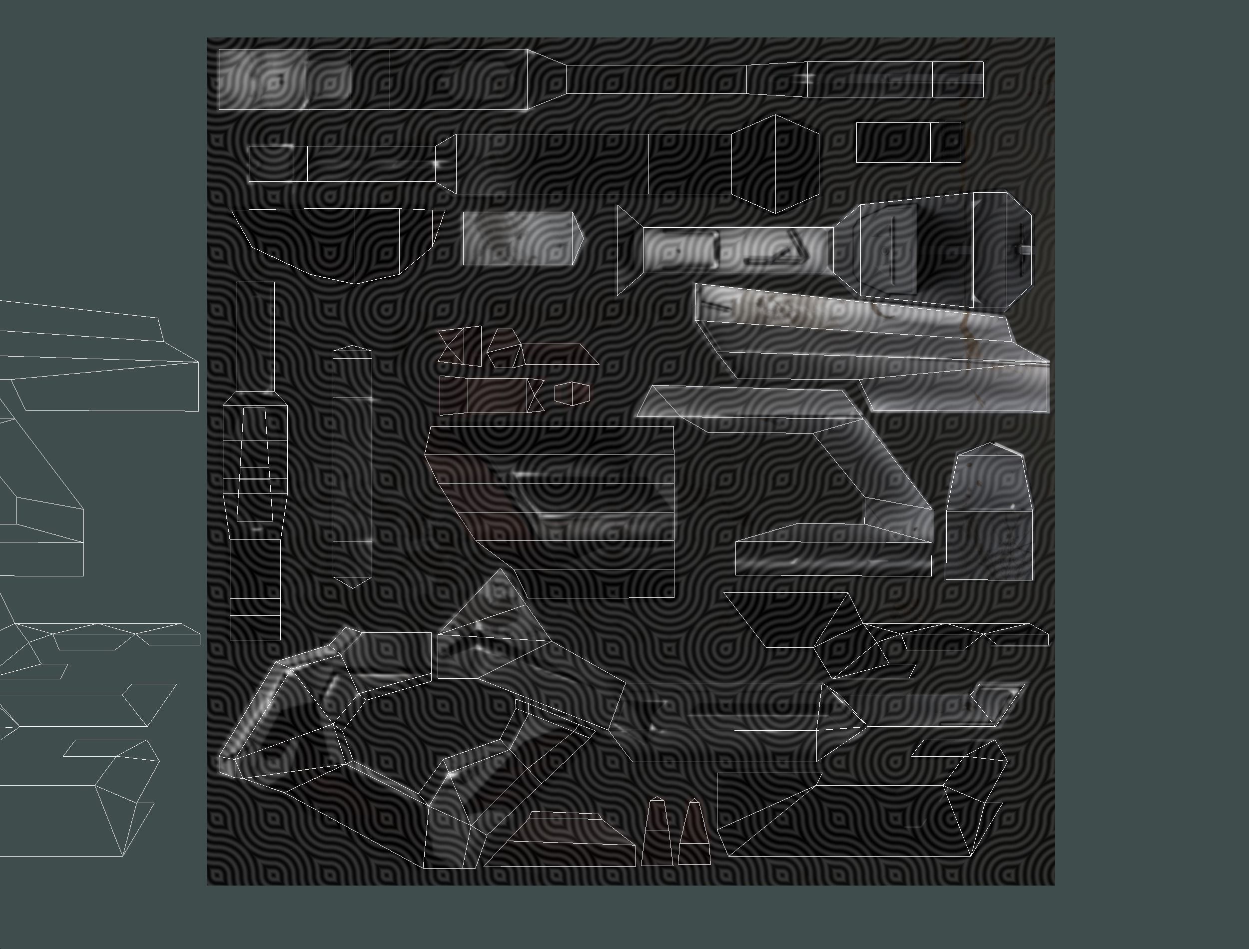 Cartoon Sci-Fi Cyborg Drone Sniper Soldier Low-poly 3D model_95